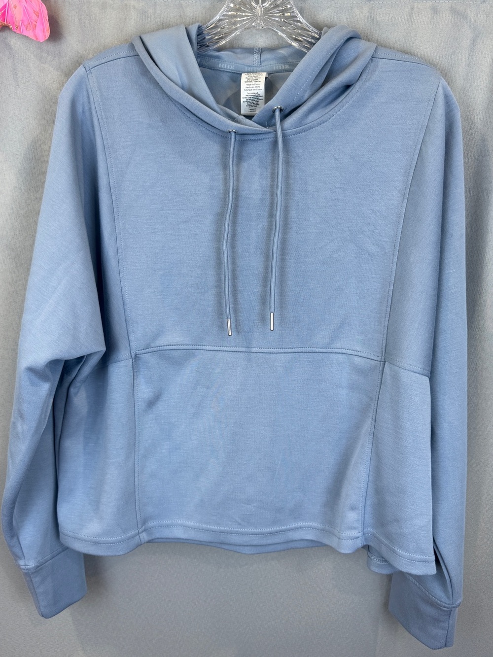 RBX Cropped Hooded Sweatshirt- Size Large